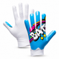 Comic Print Grip Football Gloves