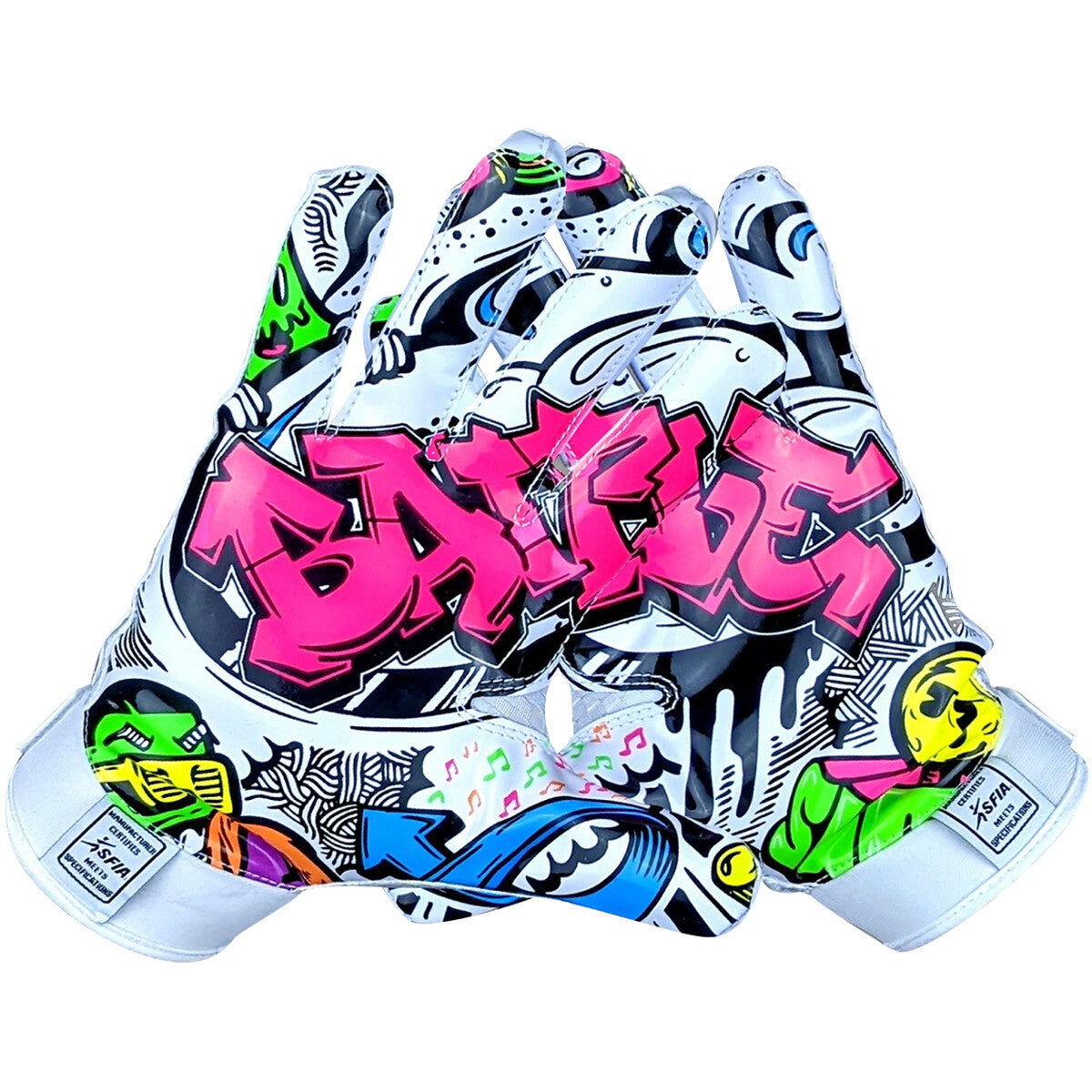 Graffiti Edition Football Gloves