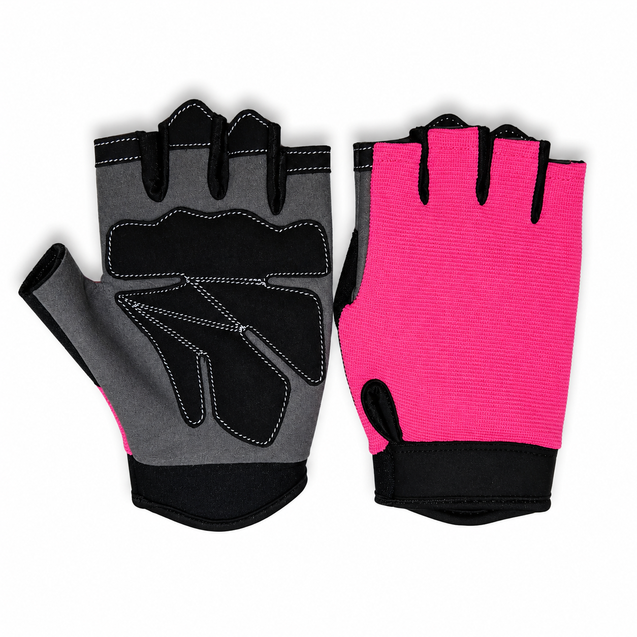 Padded Fingerless Fitness Gloves