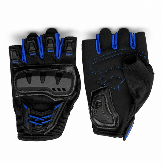 Armored Half Finger Motorcycle Riding Gloves